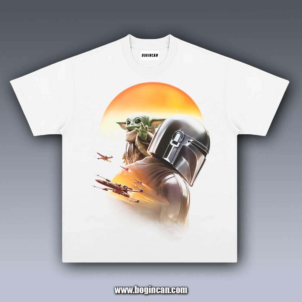 VINTAGE TEE | MANDALORIAN AND GOGRU V1