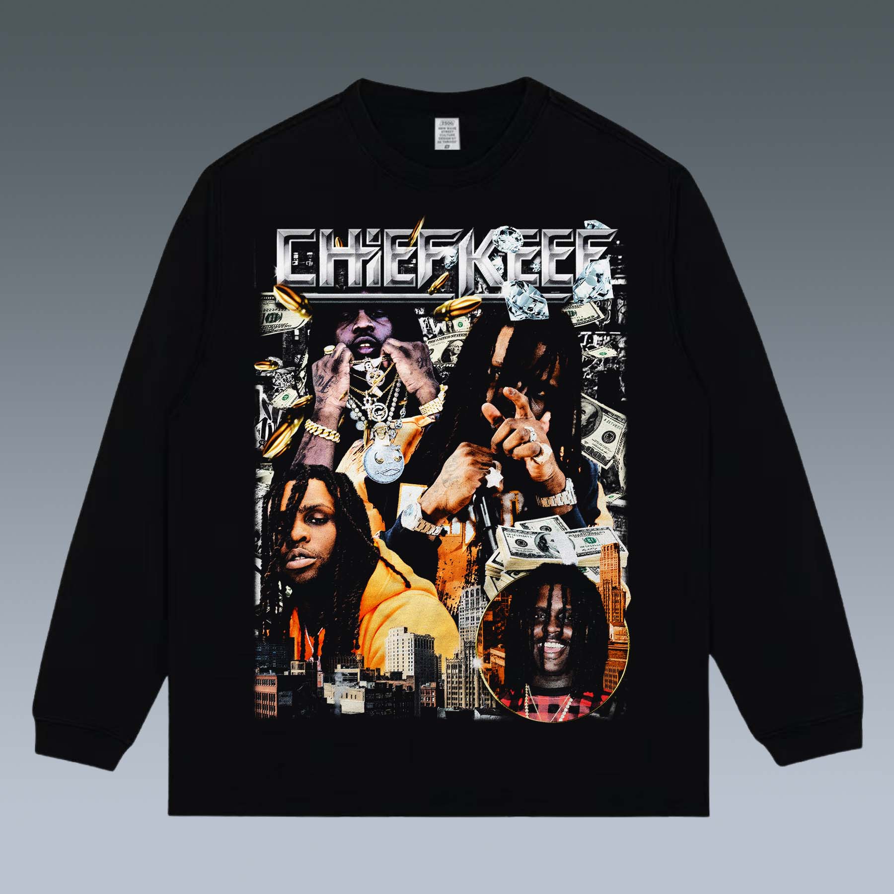 VINTAGE LONG SLEEVE TEE | CHIEF KEEF