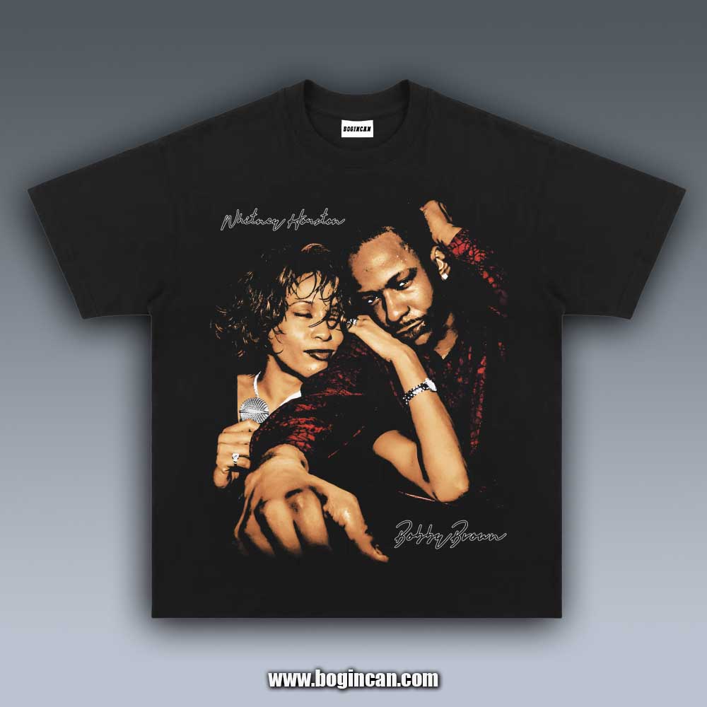 VINTAGE TEE | WHITNEY HOUSTON BOBBY BROWN