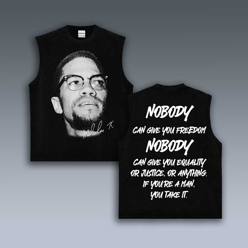 VINTAGE TANK TOP | MALCOLM X