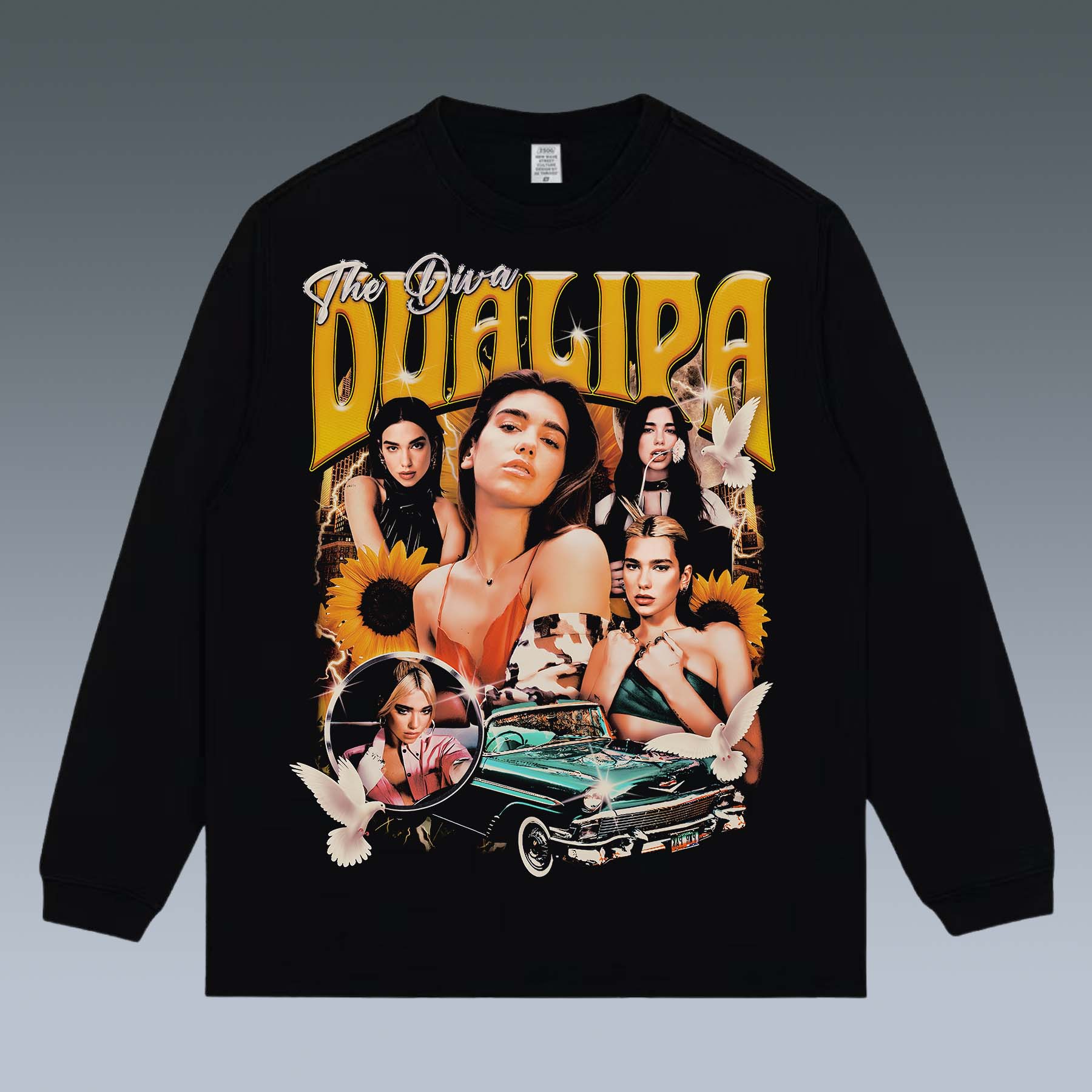 VINTAGE LONG SLEEVE TEE | DUA LIPA