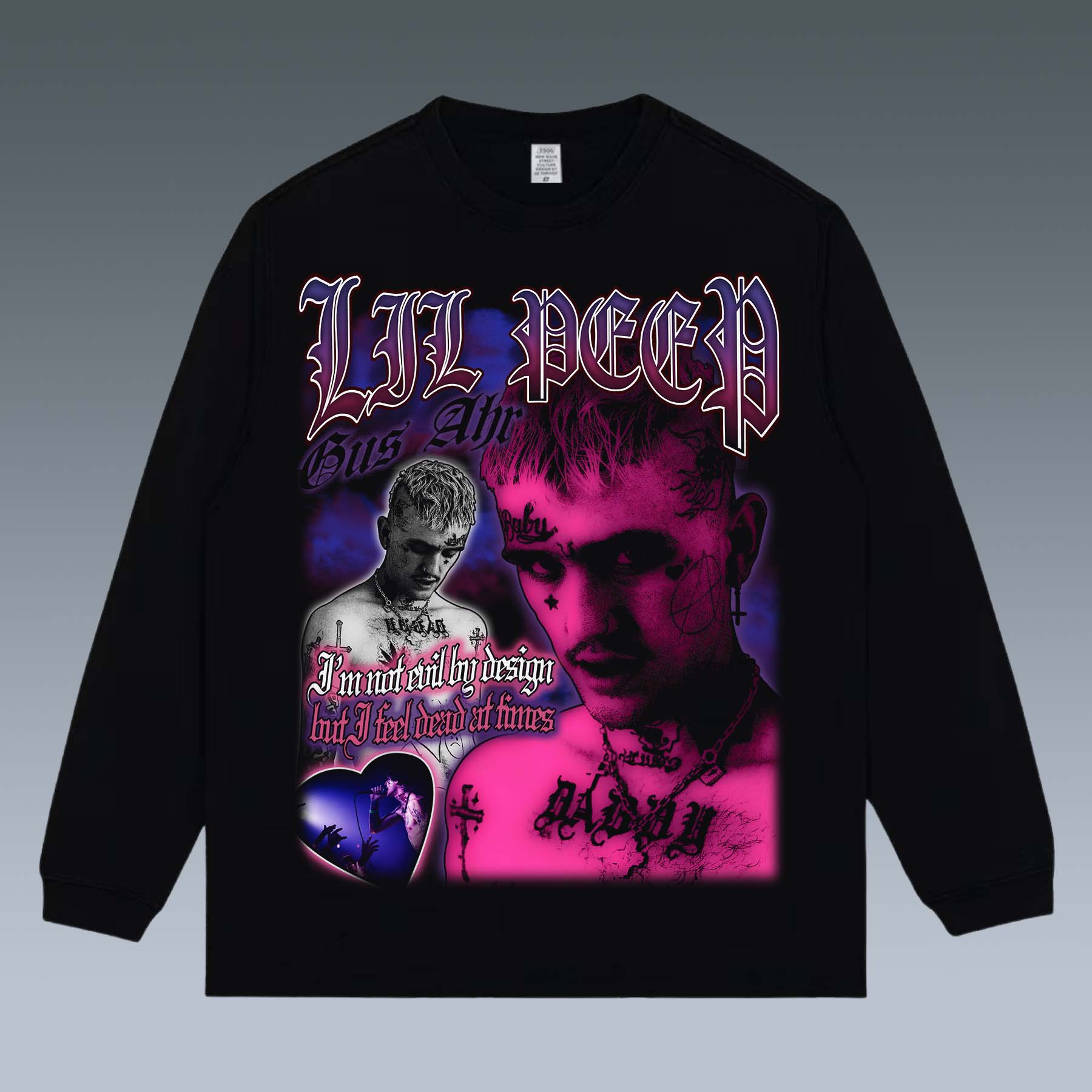 VINTAGE LONG SLEEVE TEE | LIL PEEP