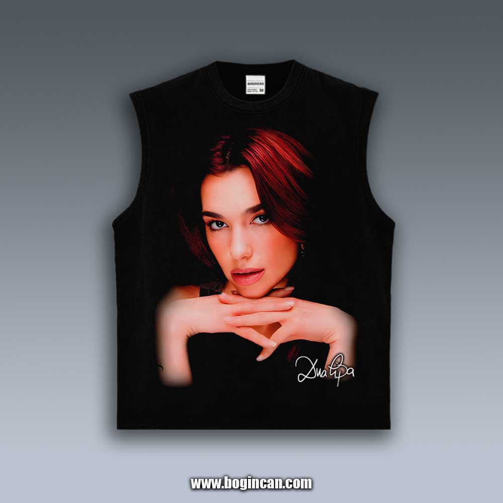 VINTAGE TANK TOP | DUA LIPA FACE 10.22.2
