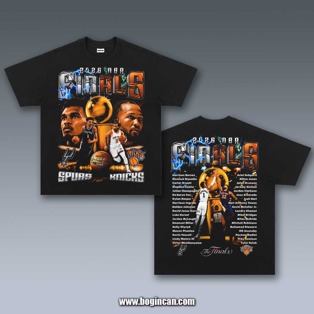VINTAGE TEE | 2026 NBA FINALS SPURS VS KNISCKS 6.2
