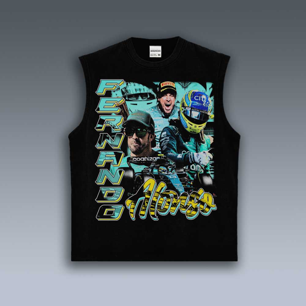 VINTAGE TANK TOP | FERNANDO ALONSO ASTON MARTIN 9.4