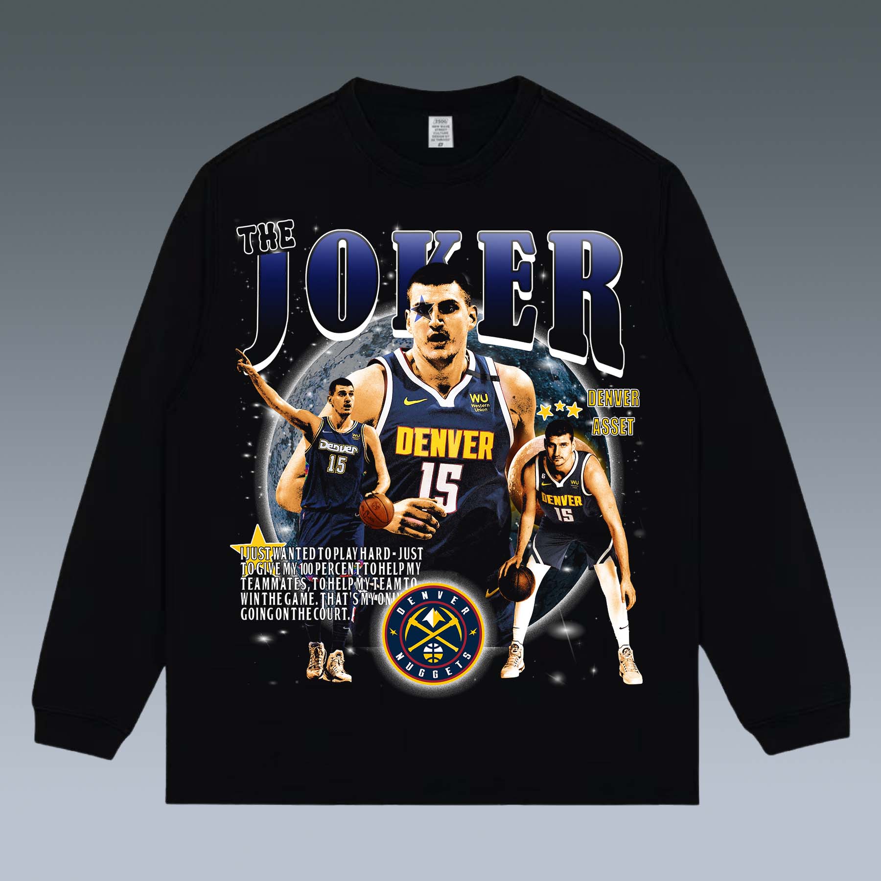 VINTAGE LONG SLEEVE TEE | NIKOLA JOKIC