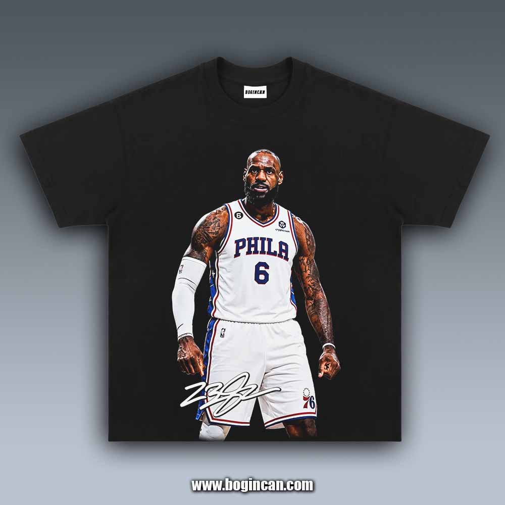 VINTAGE TEE | LEBRON JAMES 76ERS 7.27.1