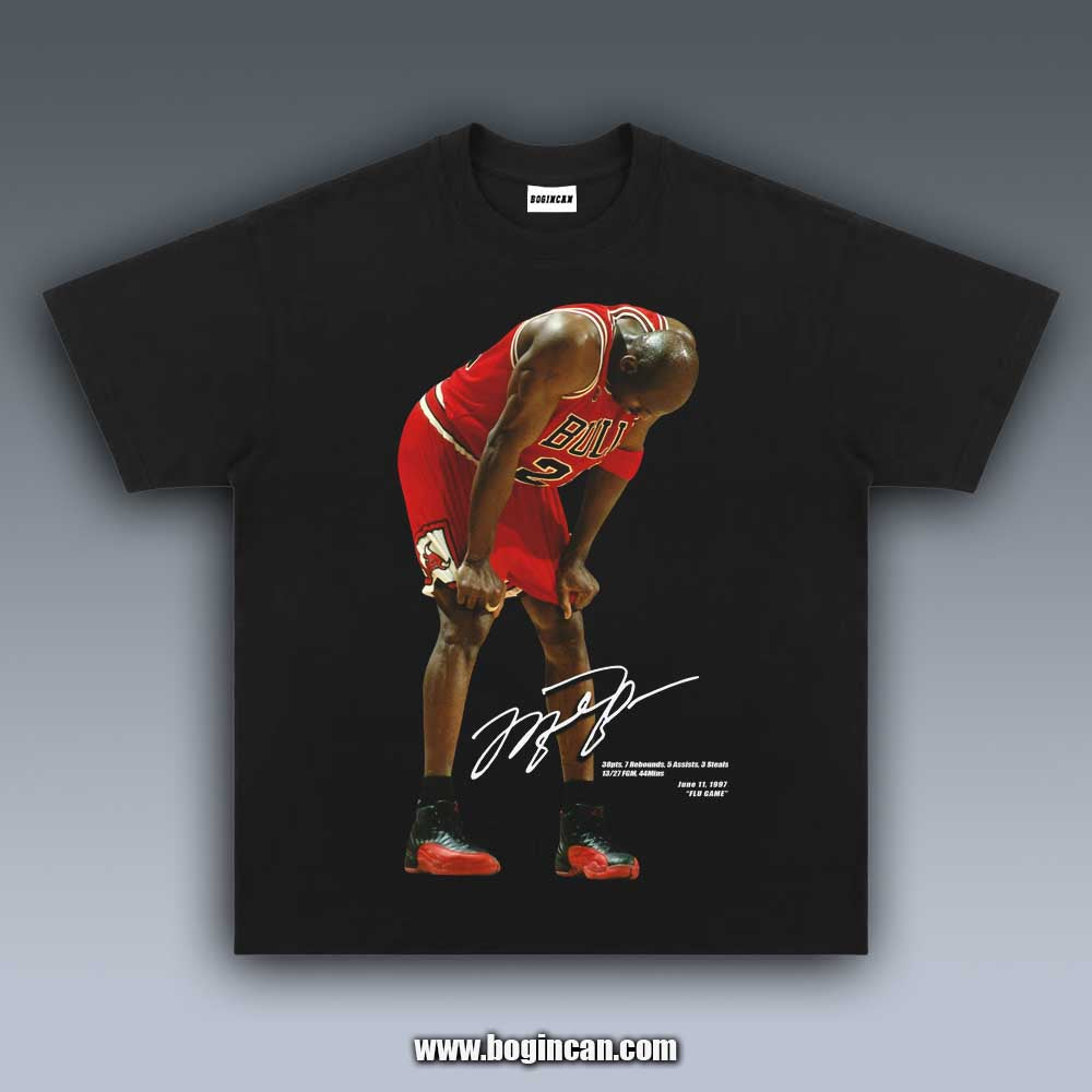 VINTAGE TEE | MICHAEL JORDAN FLU GAME V5.14