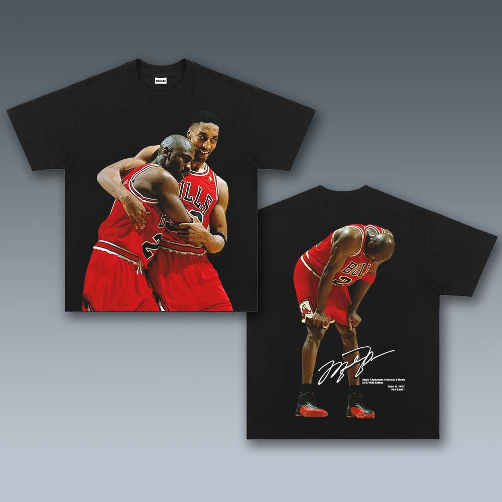 VINTAGE TEE | MICHAEL JORDAN FLU GAME 7.4
