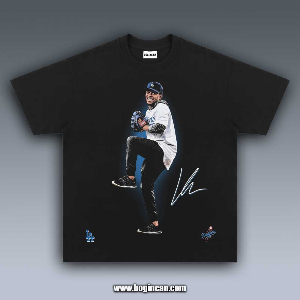 VINTAGE TEE | KENDRICK LAMAR DODGERS 2025