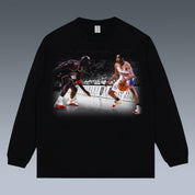 VINTAGE LONG SLEEVE TEE | IVERSON VS JORDAN