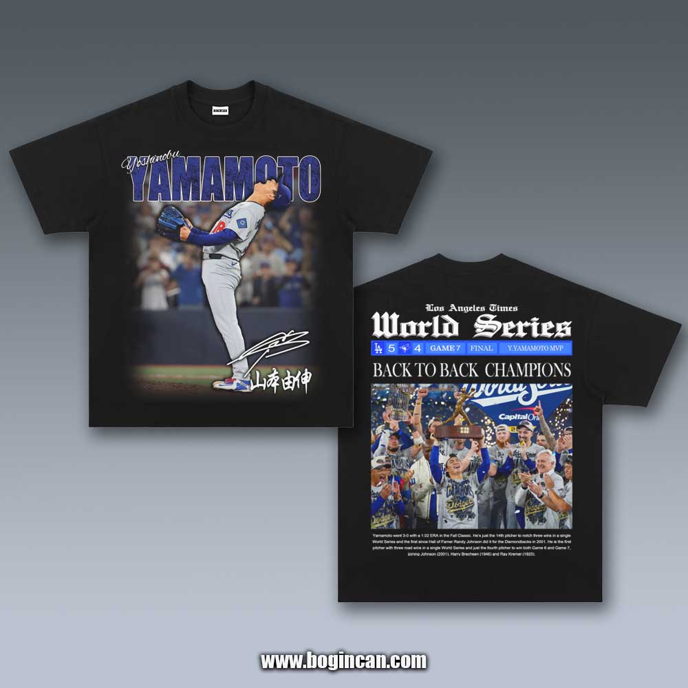 VINTAGE TEE | DODGERS YAMAMOTO 11.3