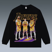 VINTAGE LONG SLEEVE TEE | LAKERS- LEBRON JAMES