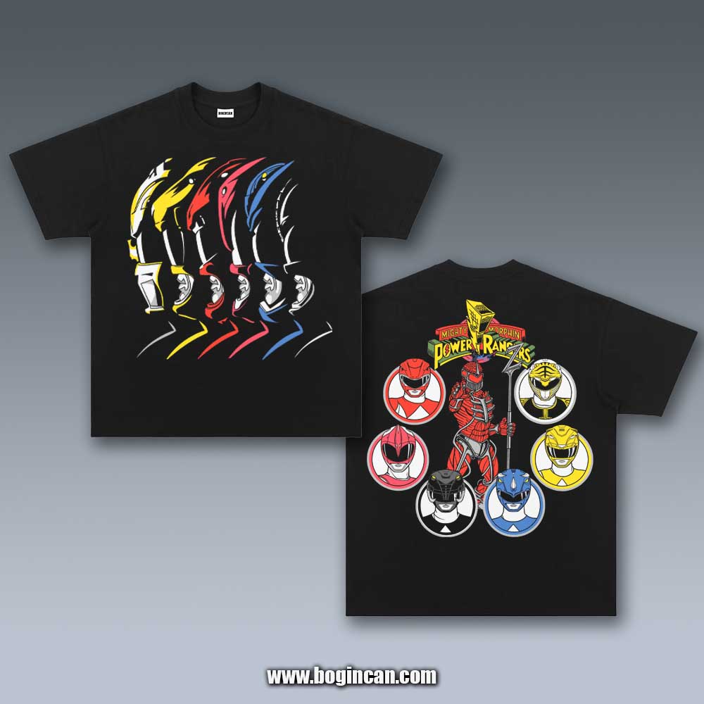 VINTAGE TEE | POWER RANGERS AOP 5.27
