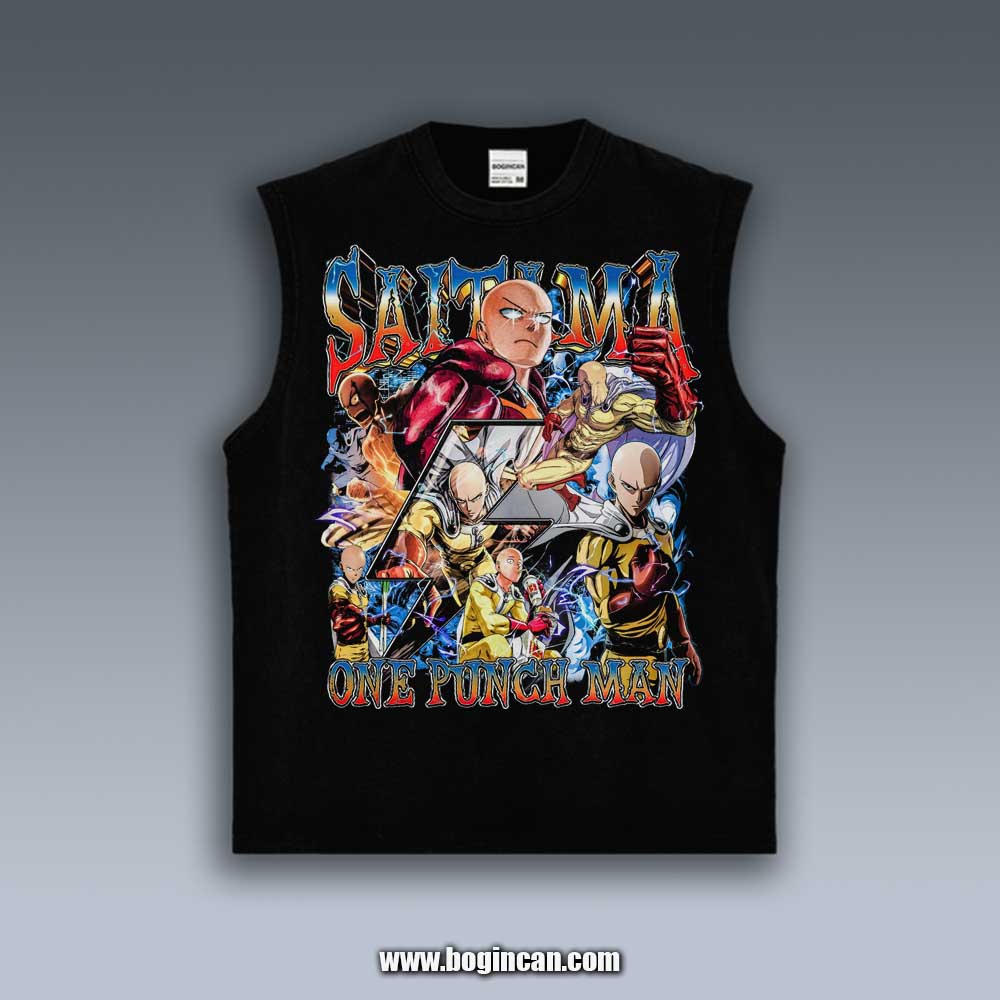 VINTAGE TANK TOP | SAITAMA ONE PUNCH MAN 10.11