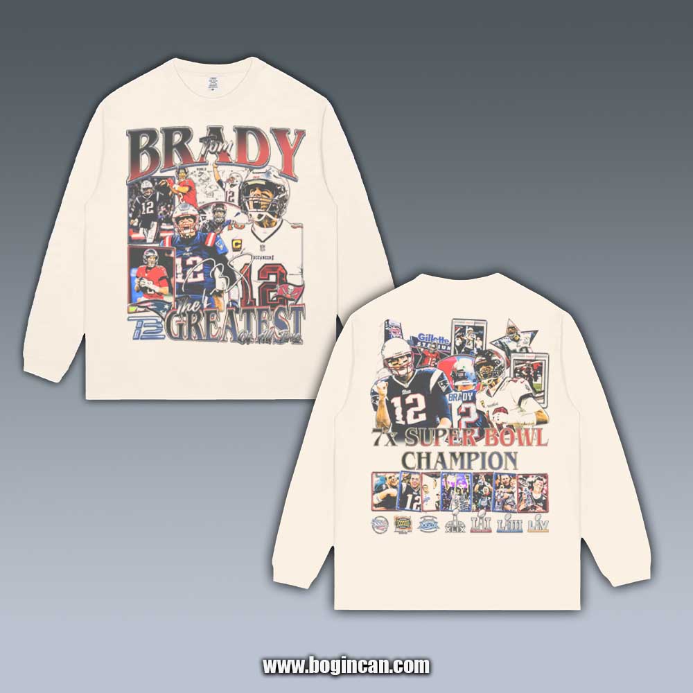 VINTAGE LONG SLEEVE TEE | TOM BRADY 9.20