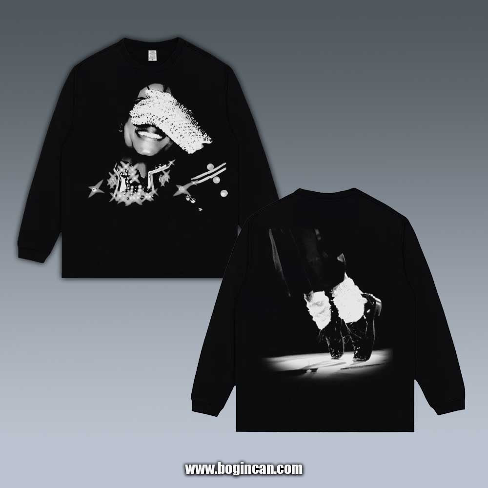 VINTAGE LONG SLEEVE TEE | MICHAEL JACKSON 4.6