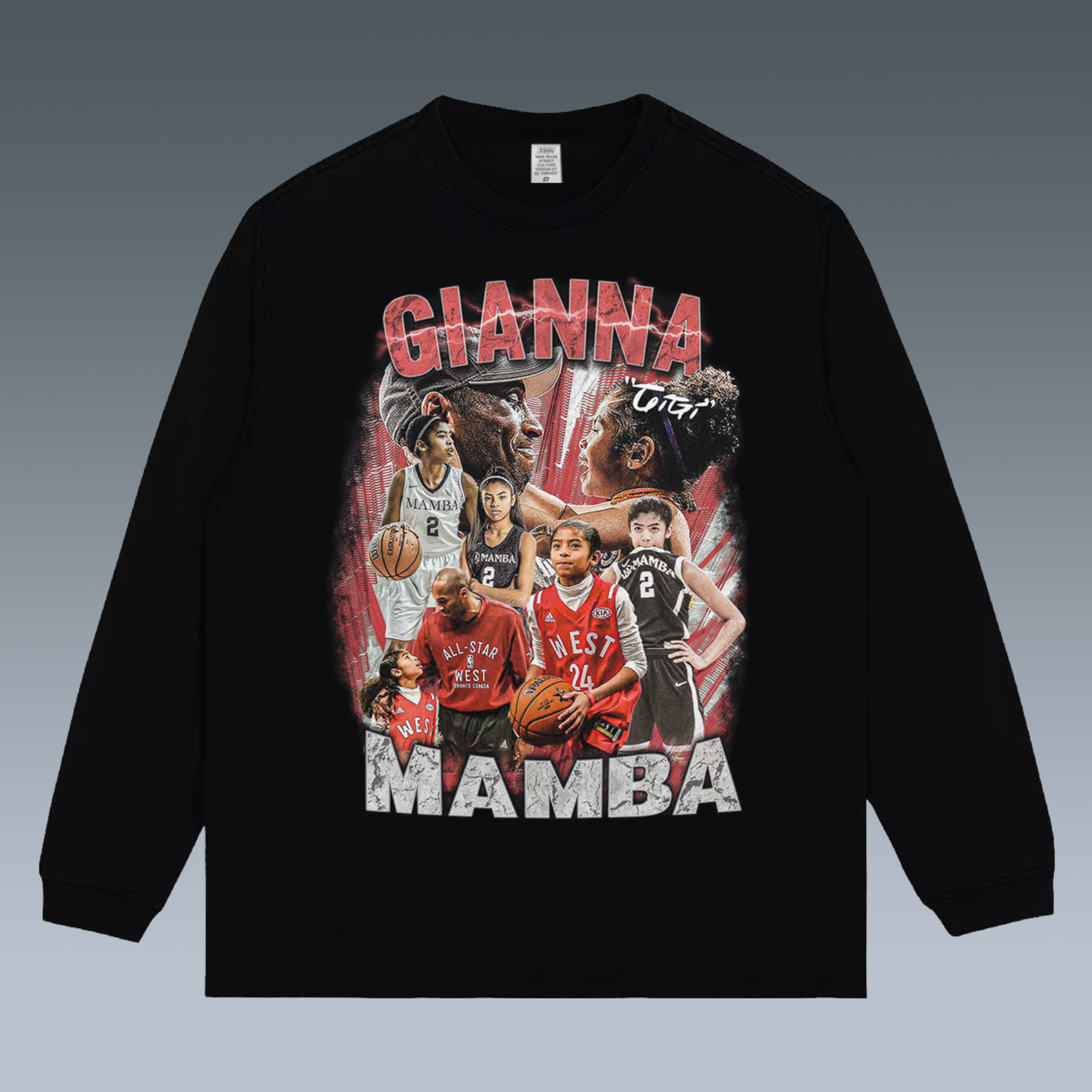 VINTAGE LONG SLEEVE TEE | KOBE& GIGI