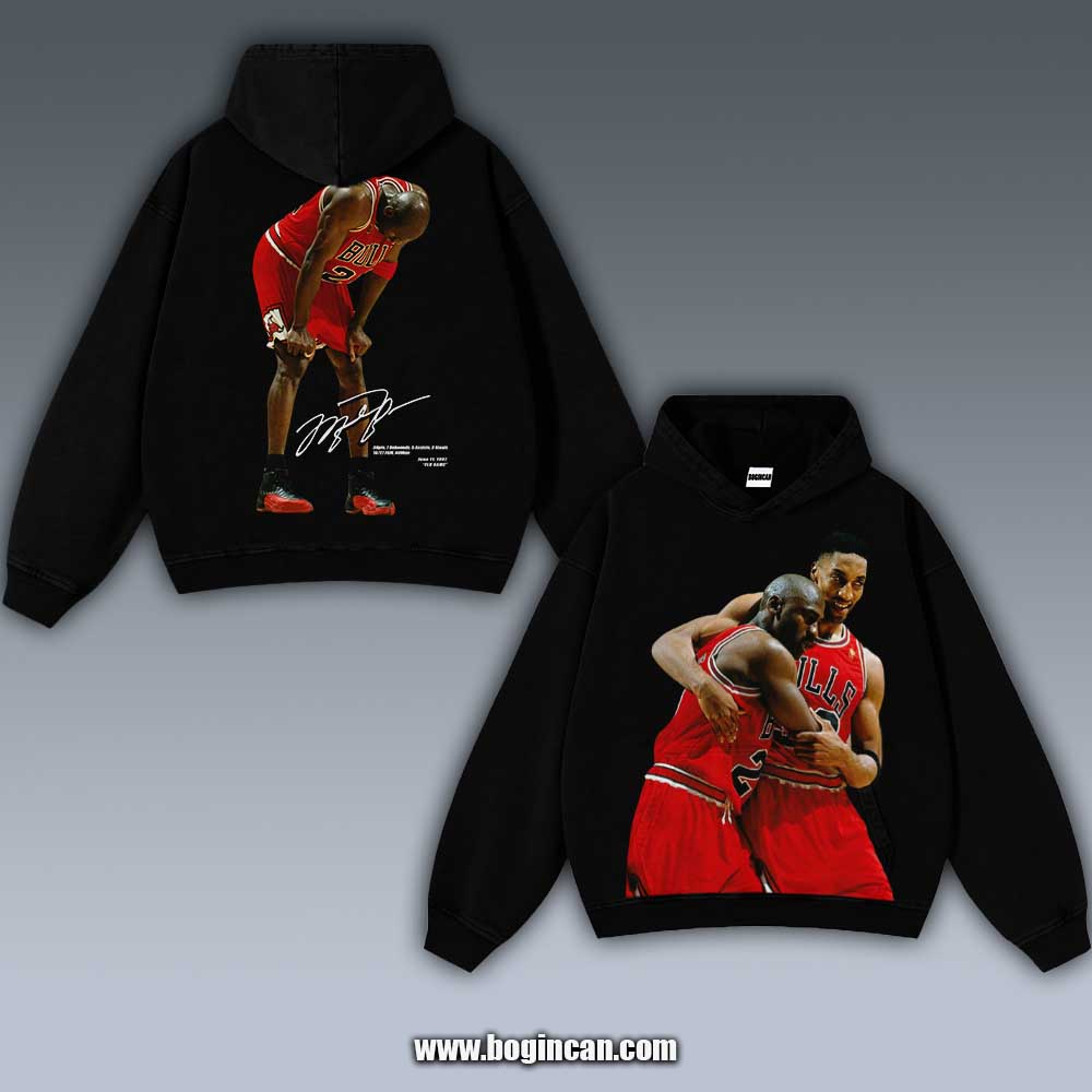 VINTAGE HOODIES | MICHAEL JORDAN FLU GAME 7.4