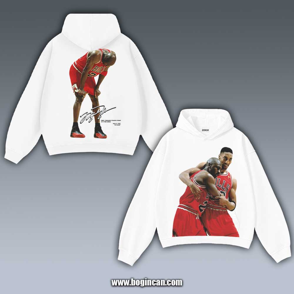 VINTAGE HOODIES | MICHAEL JORDAN FLU GAME 7.4