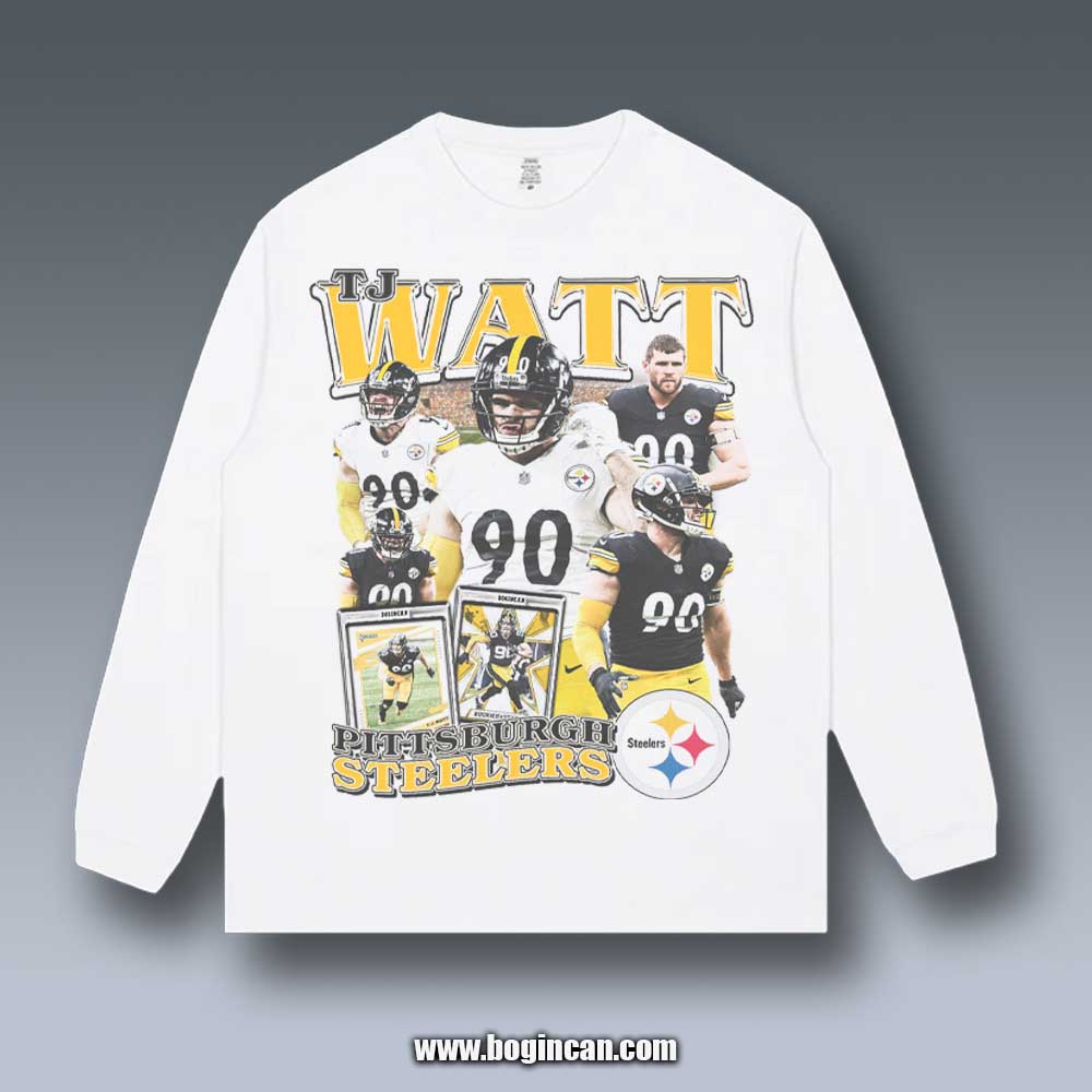 VINTAGE LONG SLEEVE TEE | TJ WATT 9.20