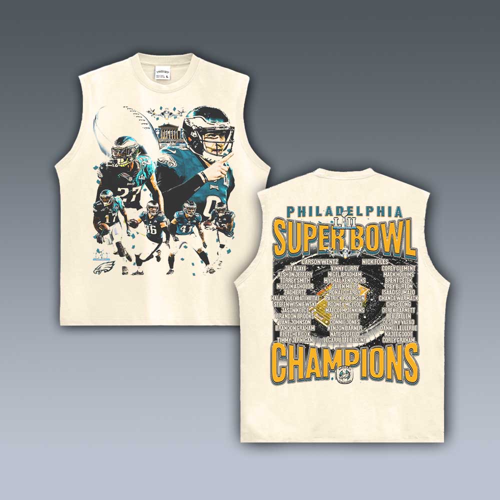 VINTAGE TANK TOP | SUPER BOWL LII CHAMPS EAGLES