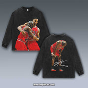 VINTAGE LONG SLEEVE TEE | MICHAEL JORDAN FLU GAME 7.4