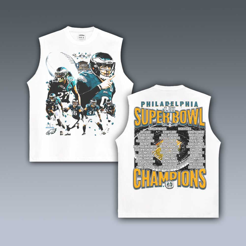 VINTAGE TANK TOP | SUPER BOWL LII CHAMPS EAGLES