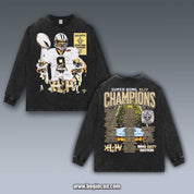 VINTAGE LONG SLEEVE TEE | SUPER BOWL XLIV CHAMPS ¨C SAINTS