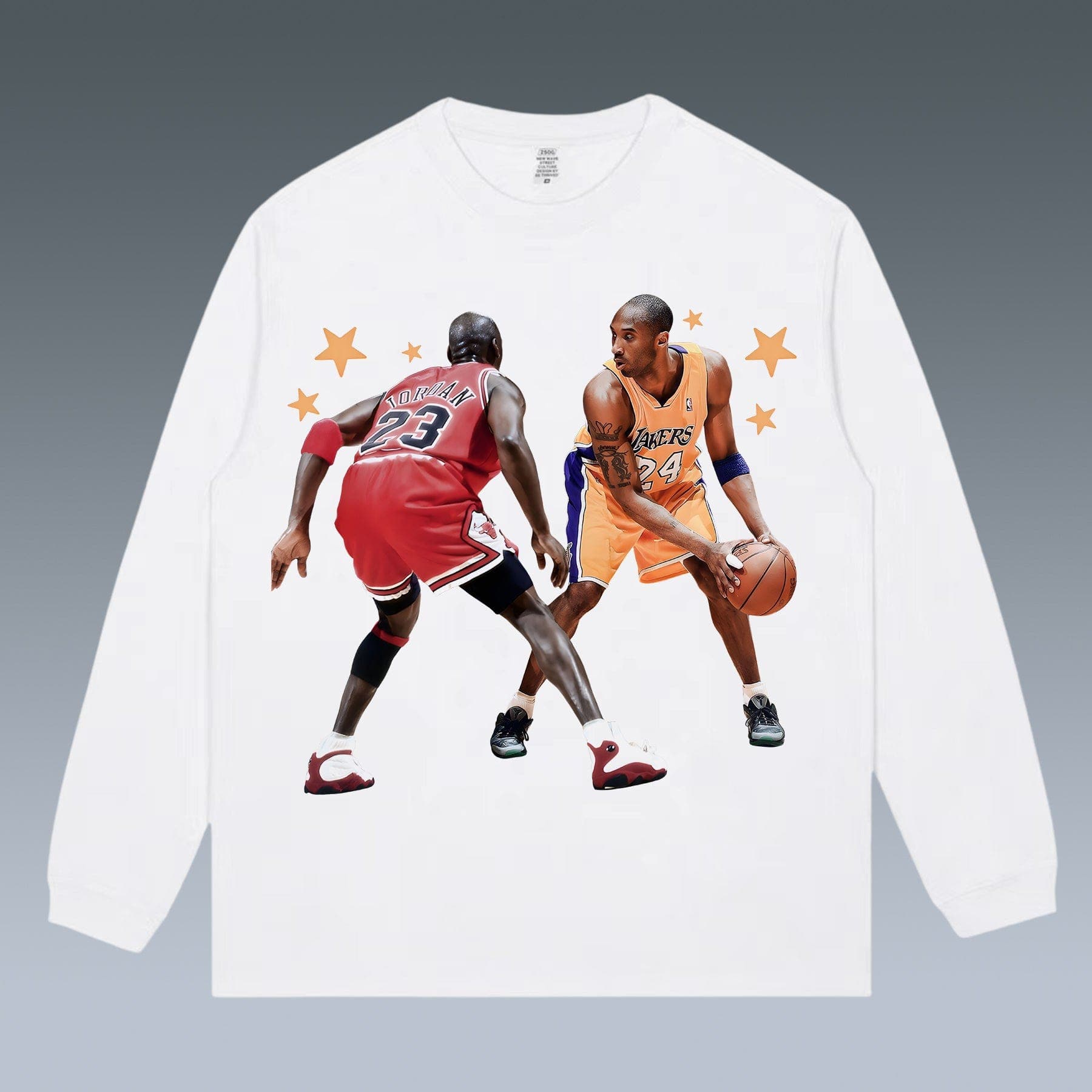 VINTAGE LONG SLEEVE TEE | KOBE VS JORDAN-8VS23
