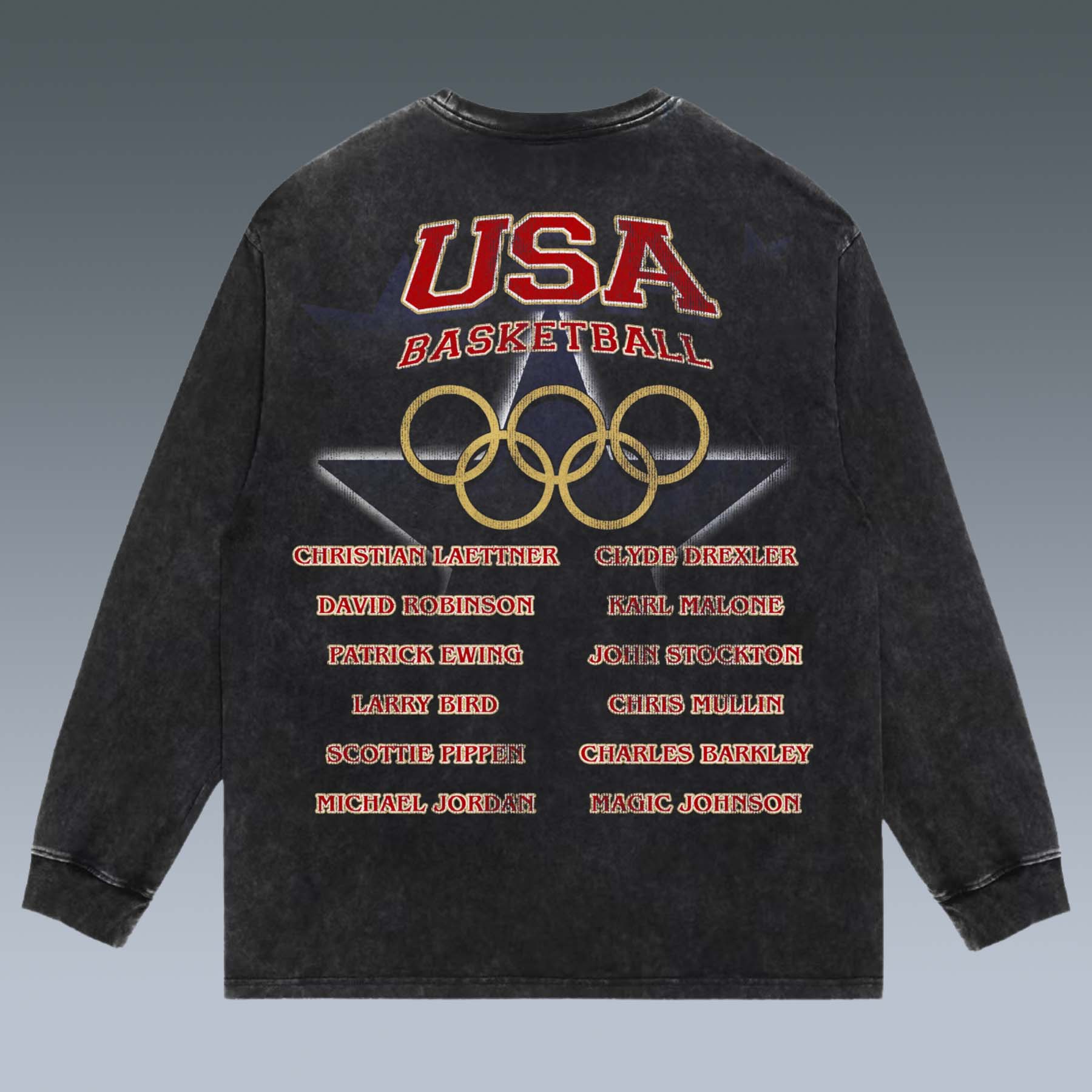 VINTAGE LONG SLEEVE TEE | DREAM TEAM