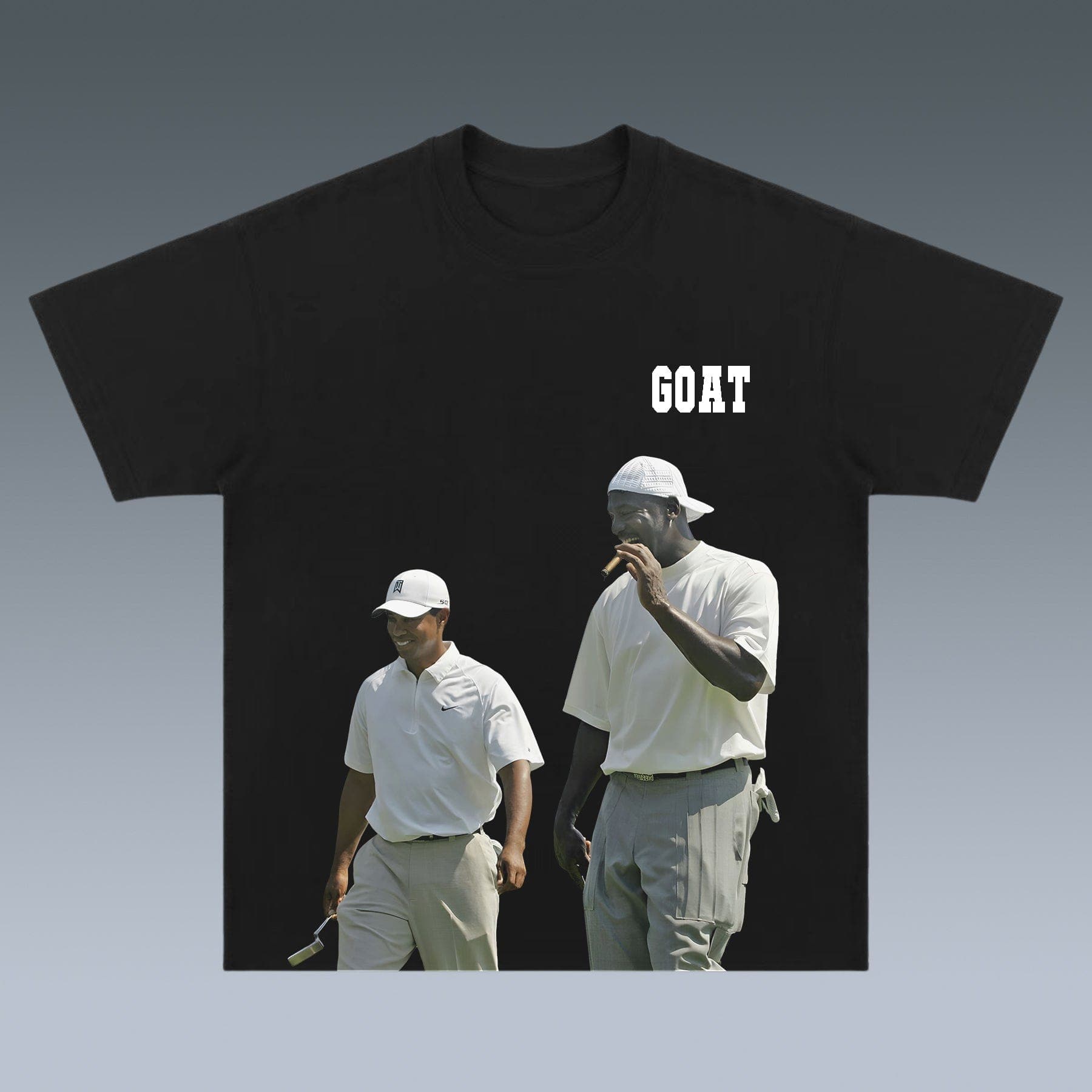 VINTAGE TEE | TIGER WOODS AND MICHEAL JORDAN