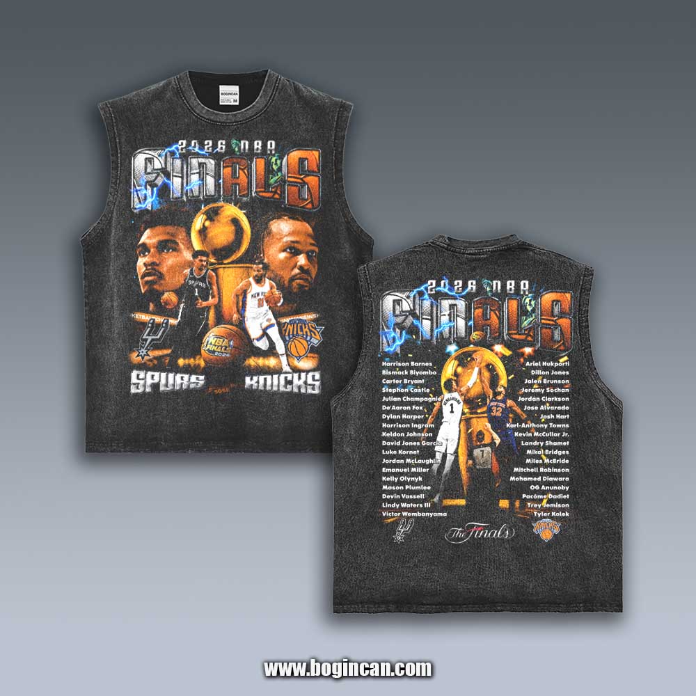 VINTAGE TANK TOP | 2026 NBA FINALS SPURS VS KNISCKS 6.2