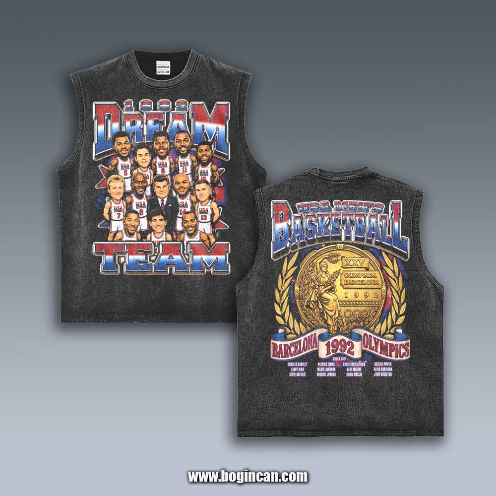 VINTAGE TANK TOP | DREAM TEAM BIG HEAD 7.4
