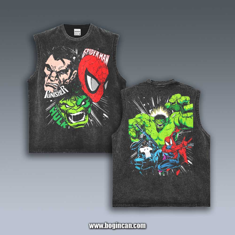 VINTAGE TANK TOP | SPIDERMAN TRIO 6.30
