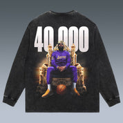 VINTAGE LONG SLEEVE TEE | LEBRON JAMES 40000