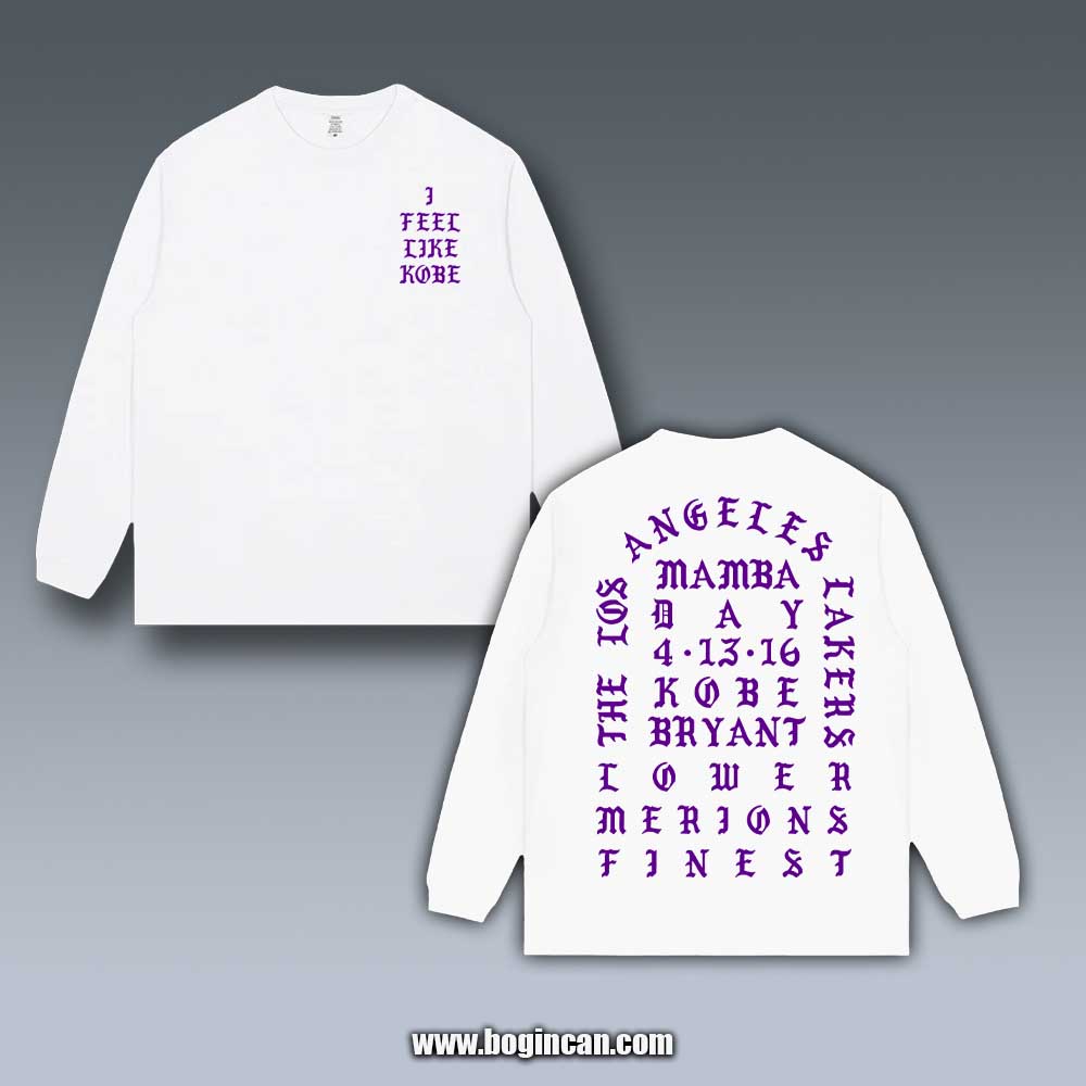 VINTAGE LONG SLEEVE TEE | I FEEL LIKE KOBE