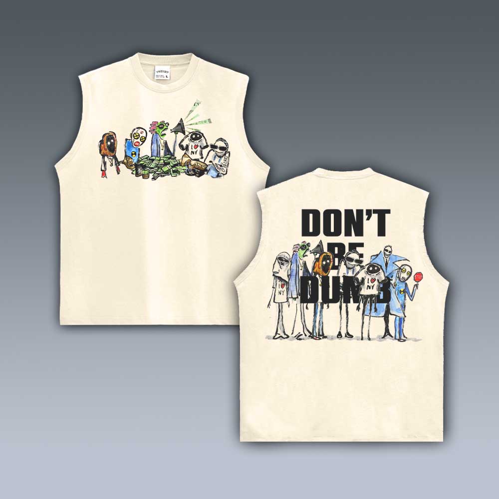 VINTAGE TANK TOP | DONT BE DUMB ASAP ROCKY V4