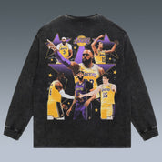 VINTAGE LONG SLEEVE TEE | LAKERS- LEBRON JAMES