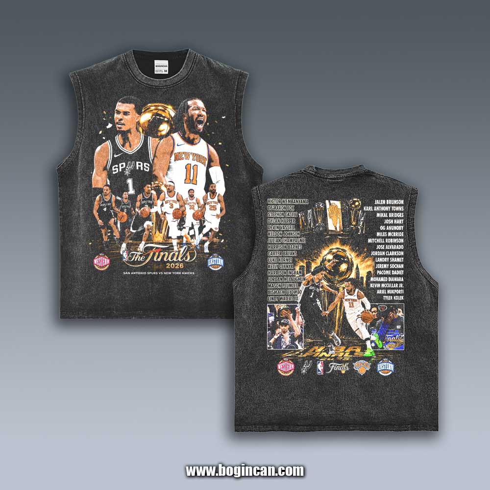 VINTAGE TANK TOP | 2026 KNICKS VS SPURS
