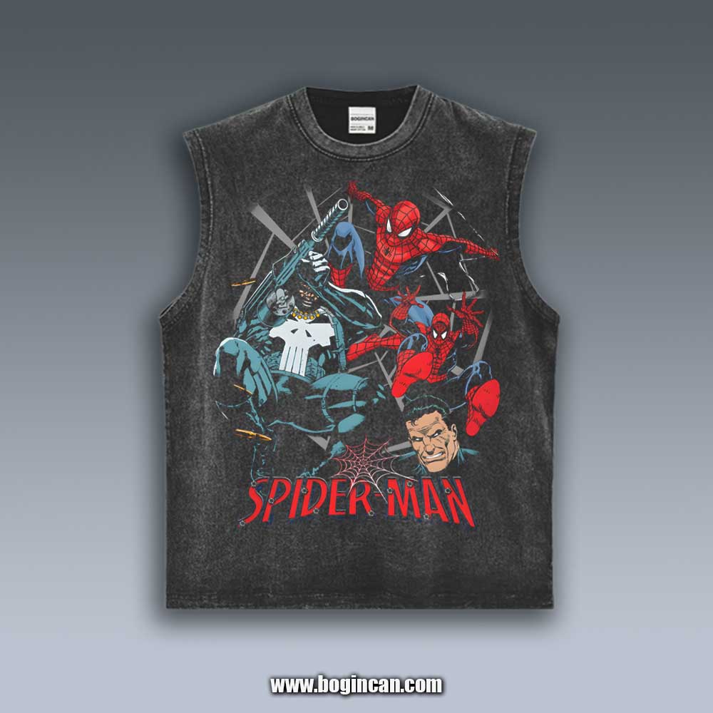 VINTAGE TANK TOP | SPIDER MAN AND PUNISHER V9.2