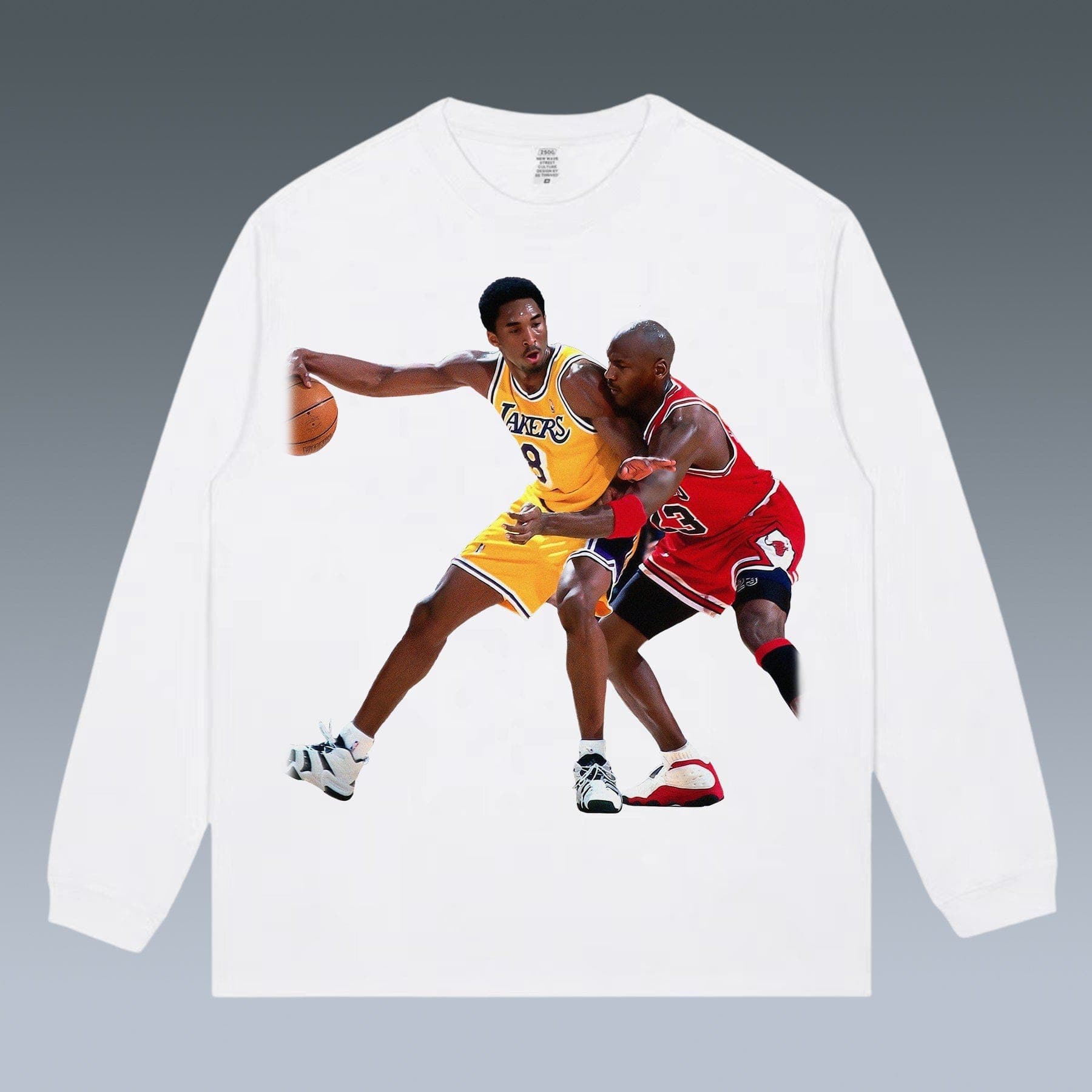 VINTAGE LONG SLEEVE TEE | KOBE& MICHAEL JORDAN