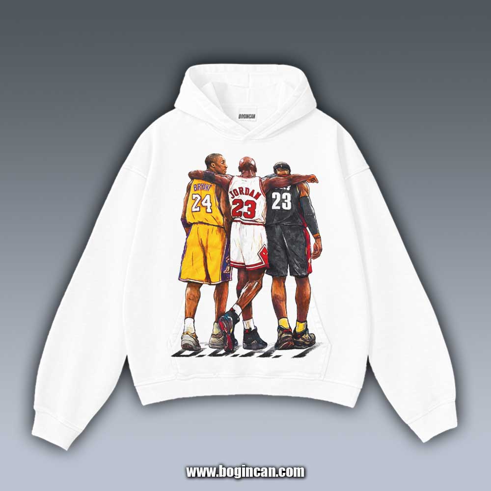 VINTAGE HOODIES | KOBE AND JORDAN AND JAMES V9.8