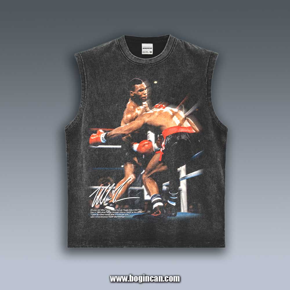 VINTAGE TANK TOP | MIKE TYSON DEBUT IN 1986