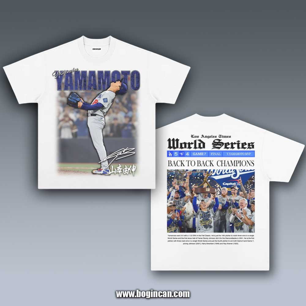 VINTAGE TEE | DODGERS YAMAMOTO 11.3