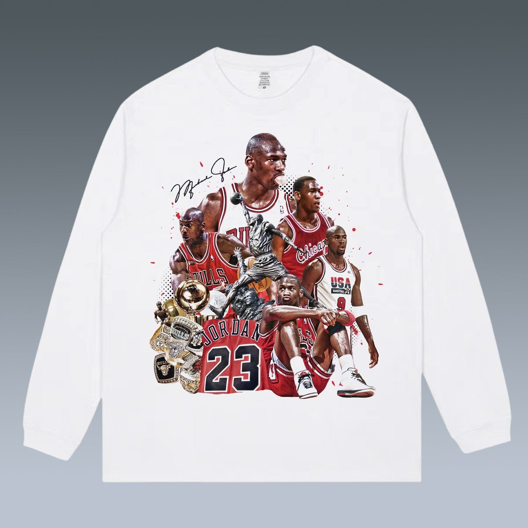 VINTAGE LONG SLEEVE TEE | MICHAEL JORDAN