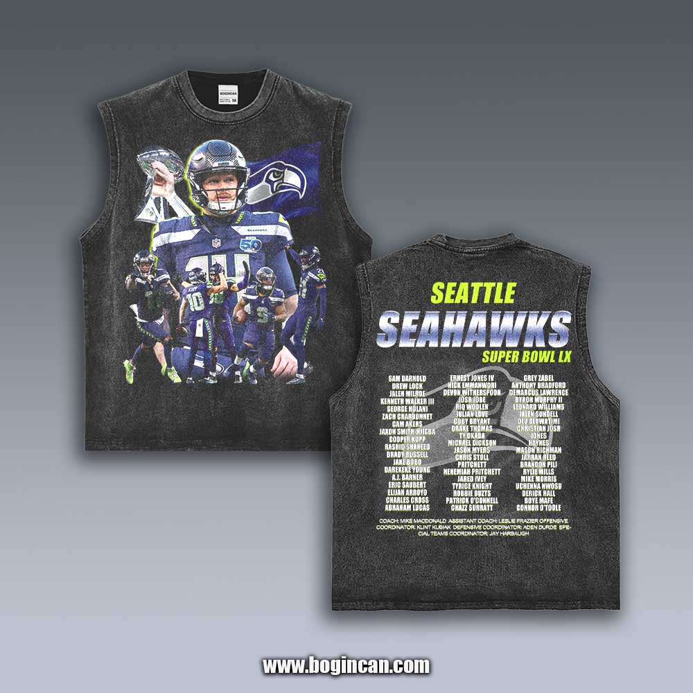 VINTAGE TANK TOP | SEATTLE SEAHAWKS V1