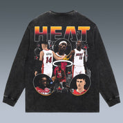 VINTAGE LONG SLEEVE TEE | MIAMI HEAT