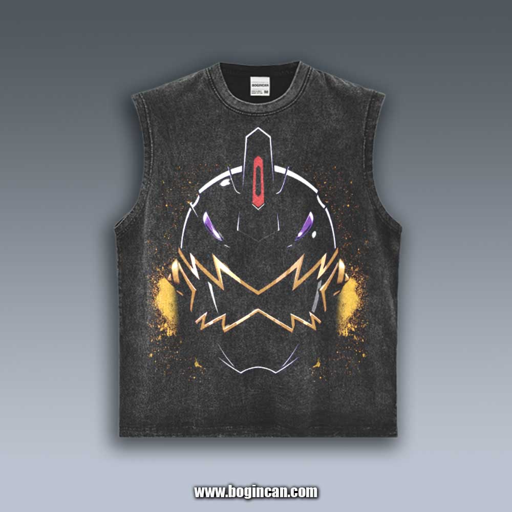 VINTAGE TANK TOP | BLACK DINO RANGER 5.27