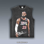 VINTAGE TANK TOP | LEBRON JAMES 76ERS 7.27